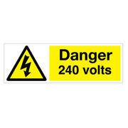 Danger 240V Sign